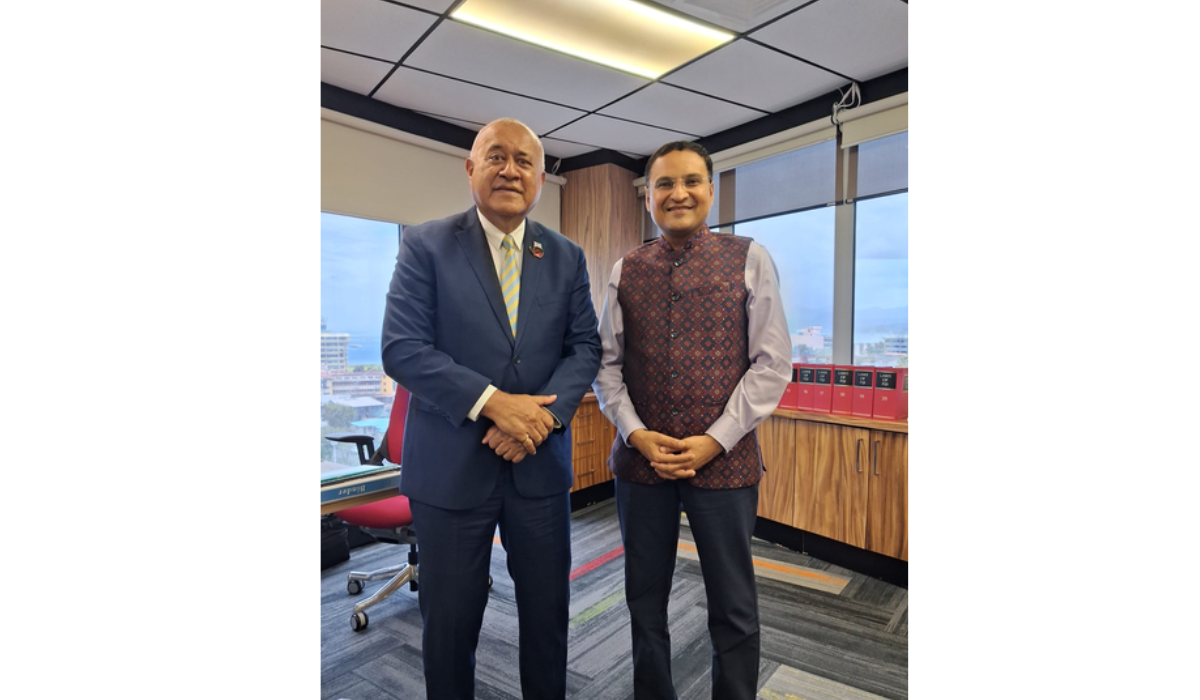 India, Fiji Hold Talks to Strengthen Bilateral Ties, Expand Cooperation in Health and Pharmaceuticals