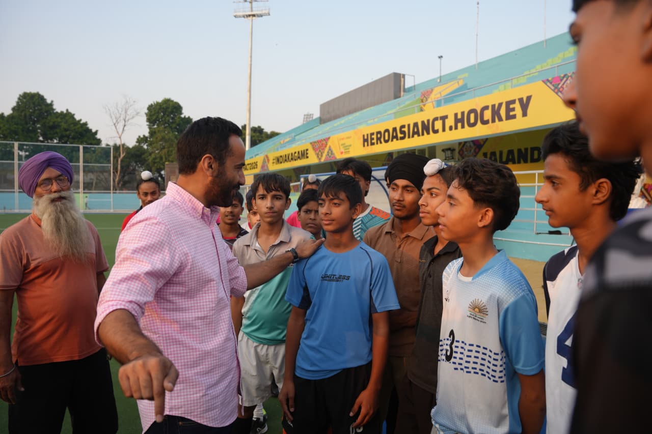 MP Meet Hayer visits Olympian Surjit Hockey Stadium ahead of the Men’s ACT 2026, reviews preparations